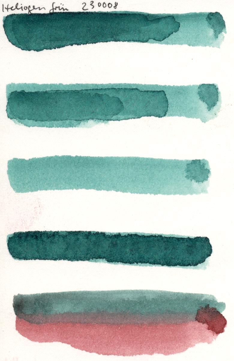 Akvarel Kremer - Phthalo Zelená tmavá, PG 7 (plast, 3 x 1,8 x 1 cm)